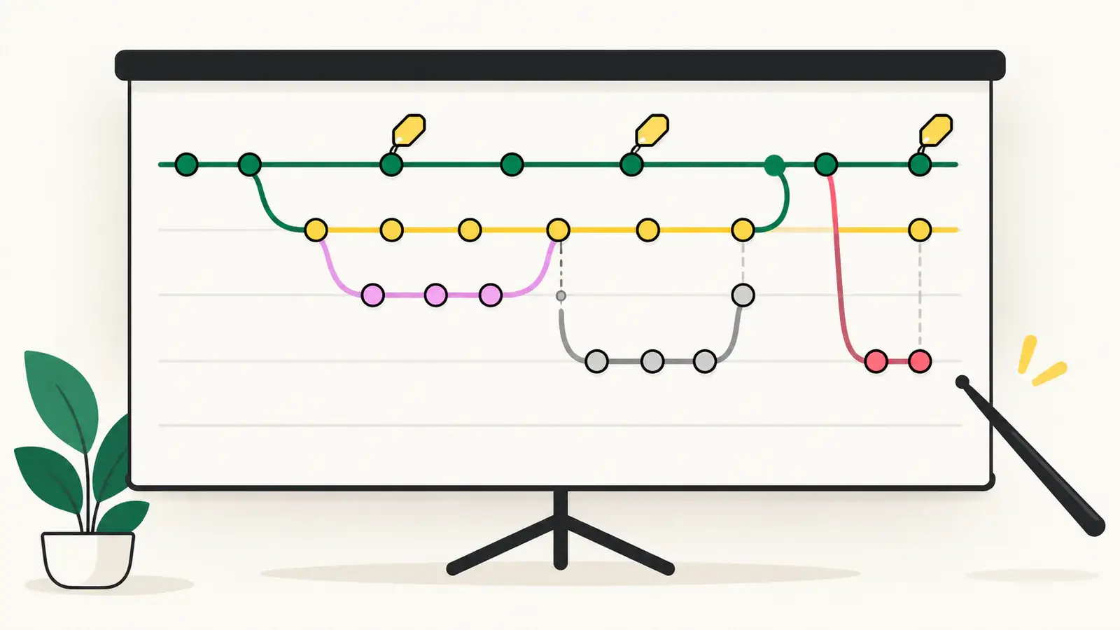 GIT + GITFLOW: Share knowledge